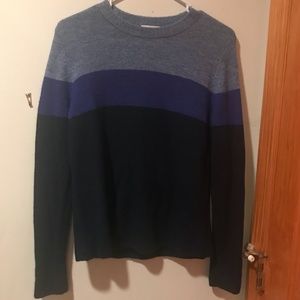 Old Navy Blue Striped Gradient Sweater | Size: Small